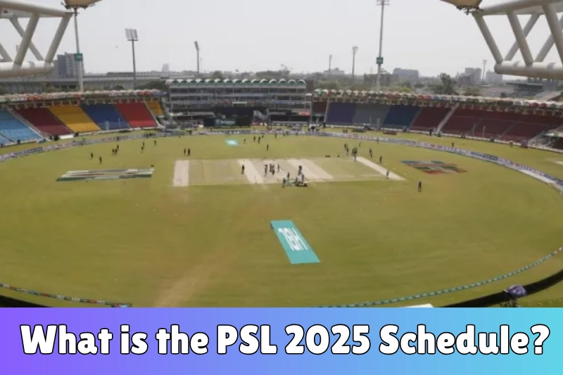 what is the pSL 2025 schedule